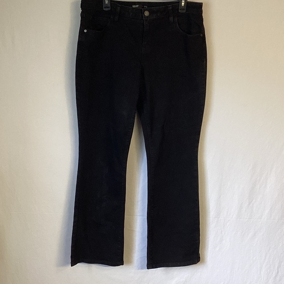 Simply Vera Verawang Black Bootcut Denim Jeans Size 16 - Picture 1 of 9